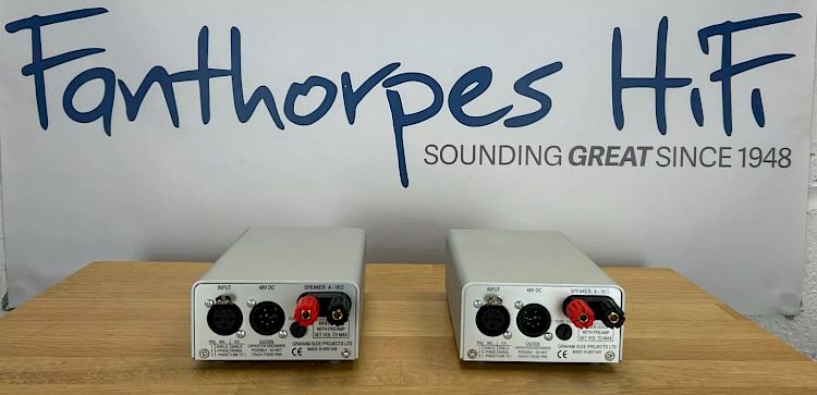 Image of Graham Slee Proprius Mono Power Amplifier Pair - Silver - Preowned For sale at iDreamAV